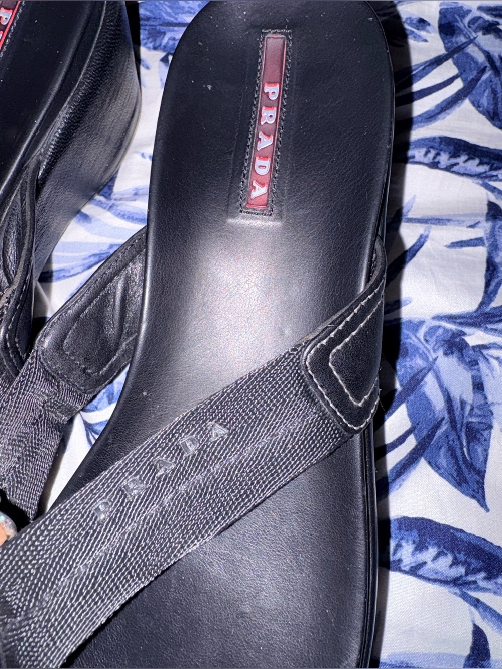 Prada Wedge Thong Slip On - Picture 2 of 11